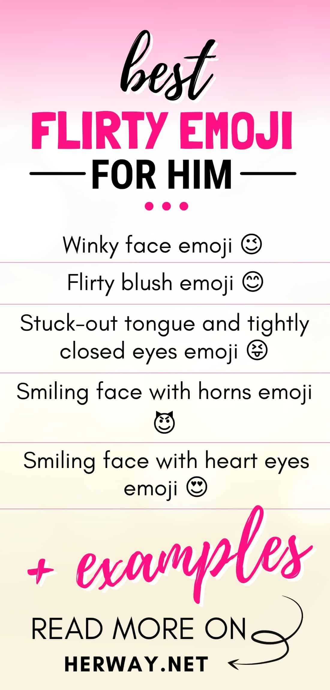Emojis use when to flirting what LovePanky