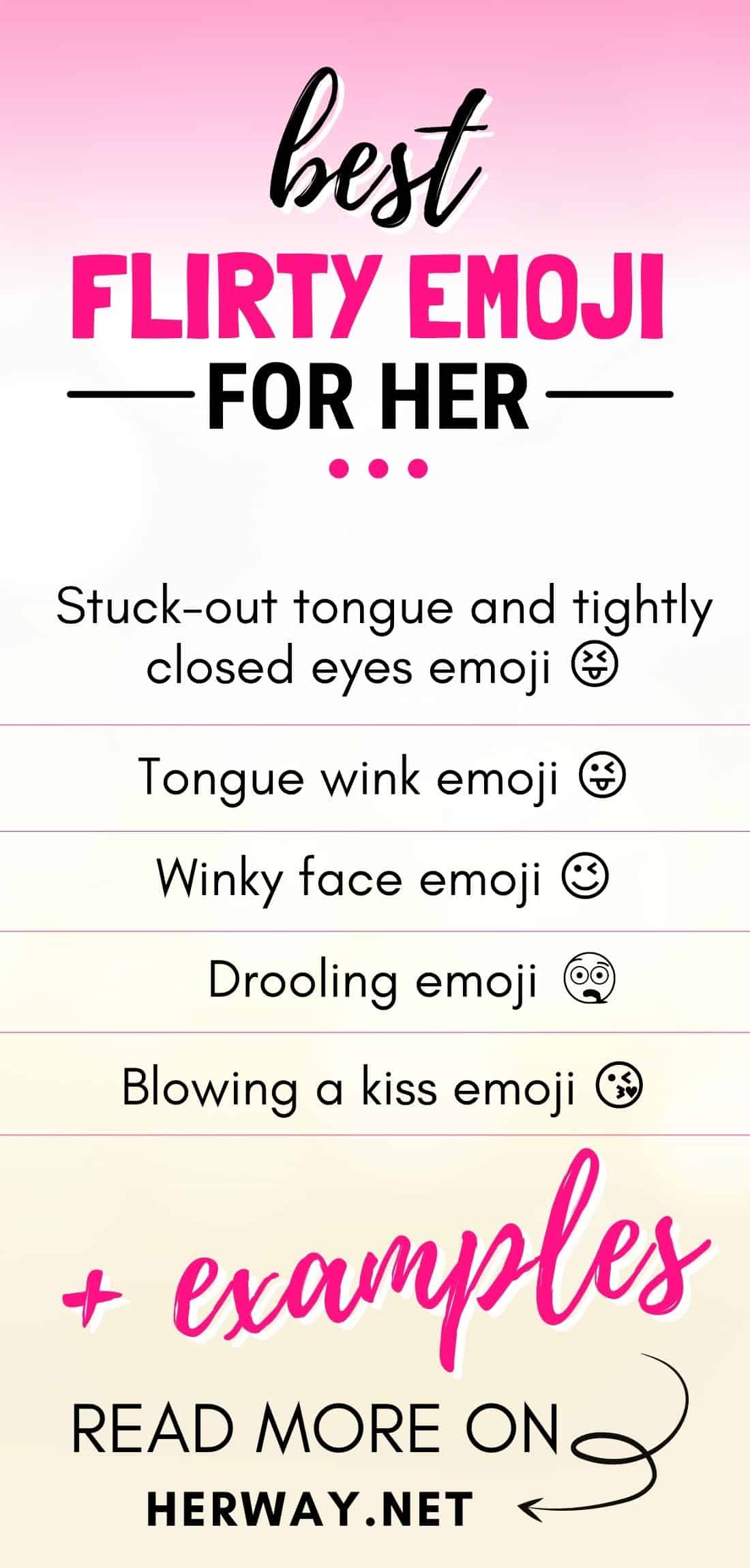 flirty emoji
