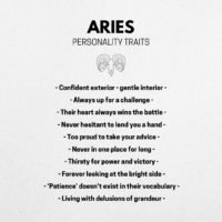aries personality chart