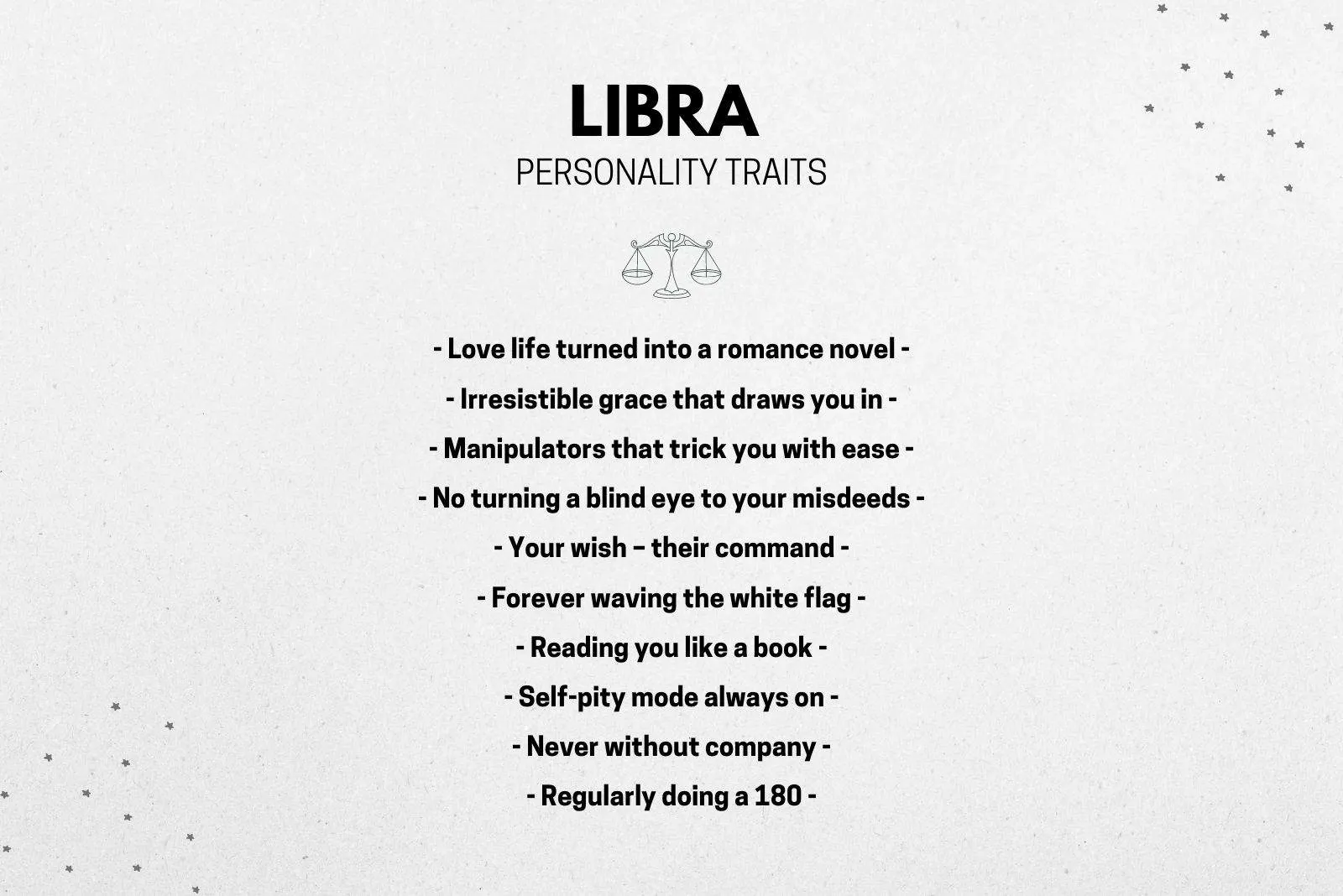How do you know if you are a true Libra?