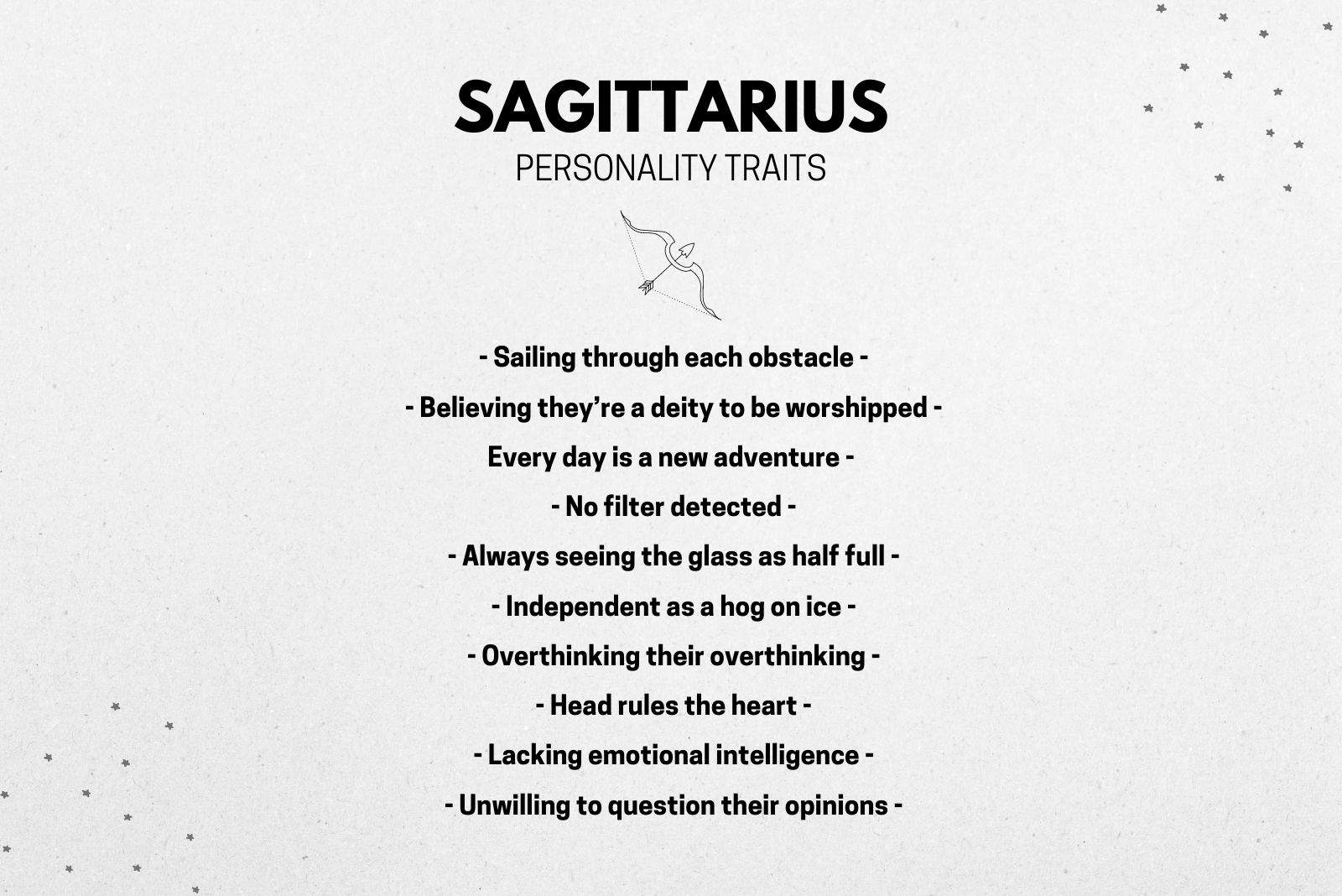 sagittarius personality traits