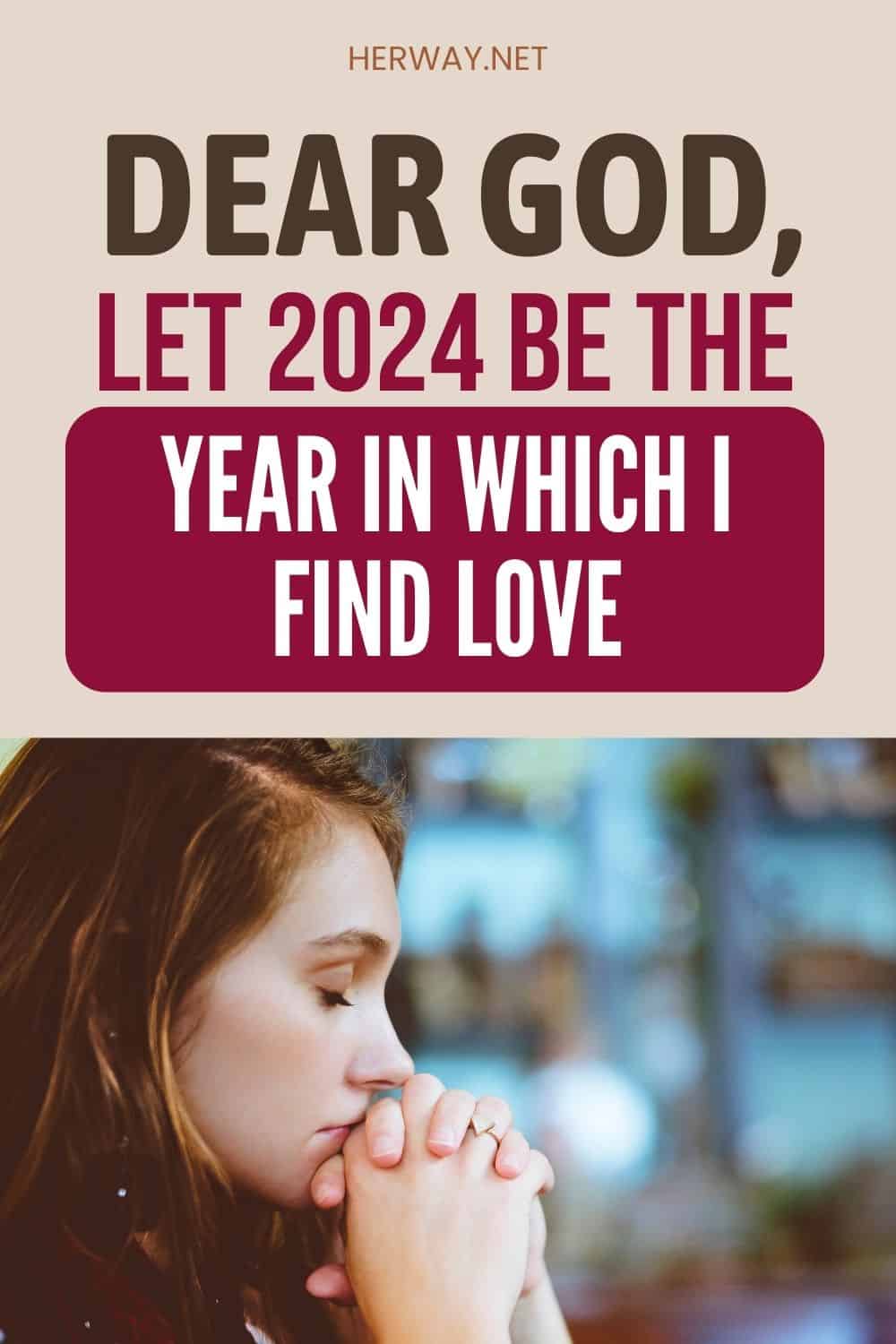 Caro Dio, fa' che il 2024 sia l'anno in cui troverò l'amore 