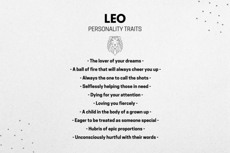 grafico della personalità leo