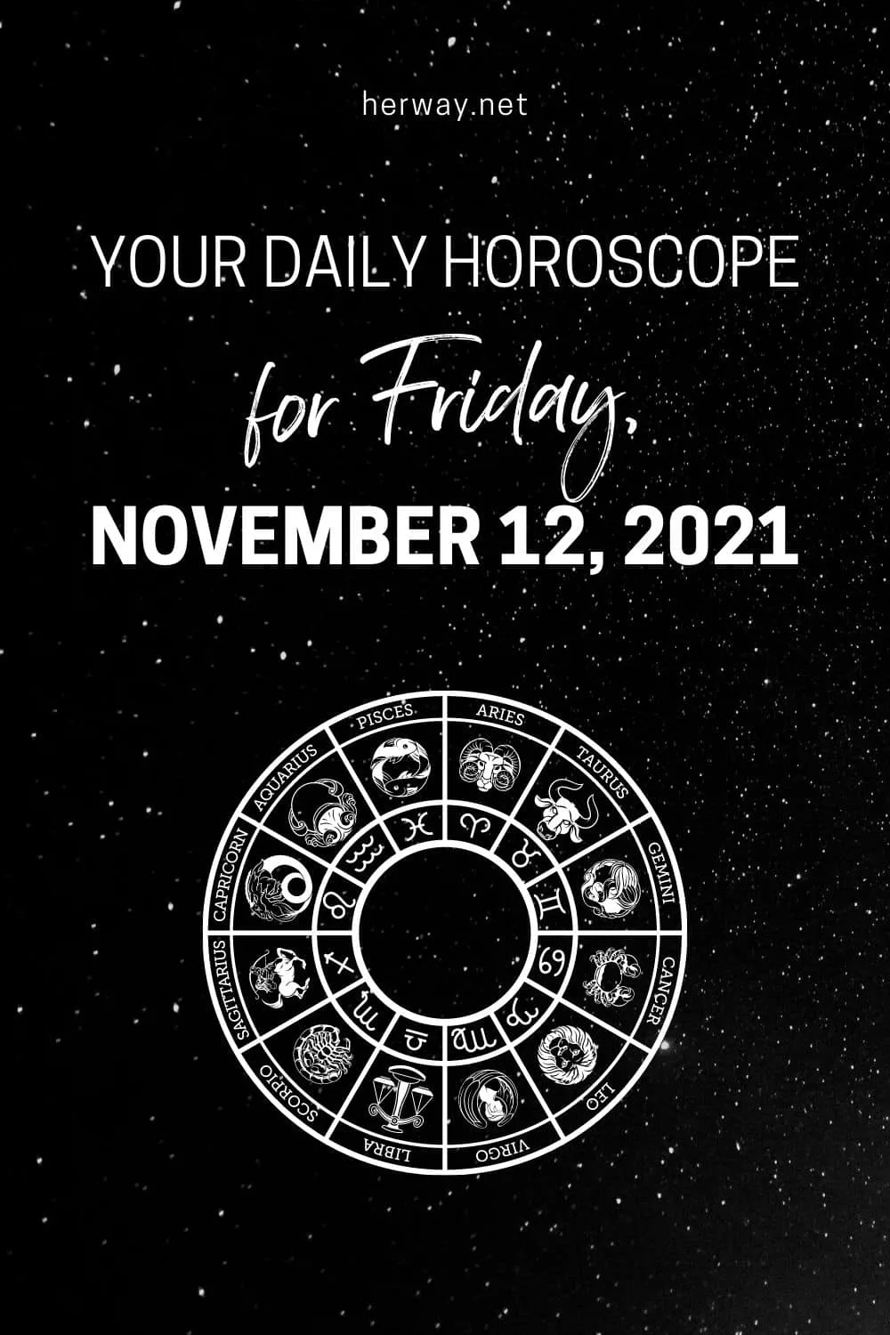 Daily Horoscope For Friday, November 12, 2021 Pinterest