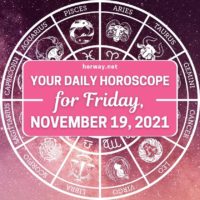 Daily Horoscope For Friday, November 19, 2021
