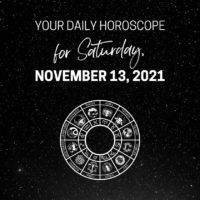 Horóscopo diario del sábado 13 de noviembre de 2021