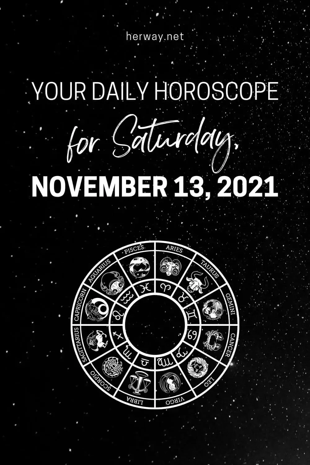 Daily Horoscope For Saturday, November 13, 2021
