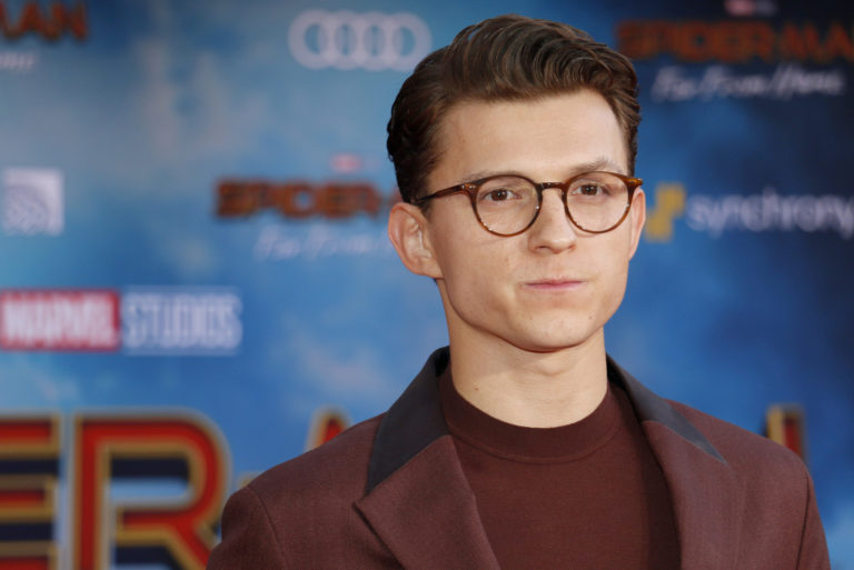 Tom Holland alla prima di Spiderman