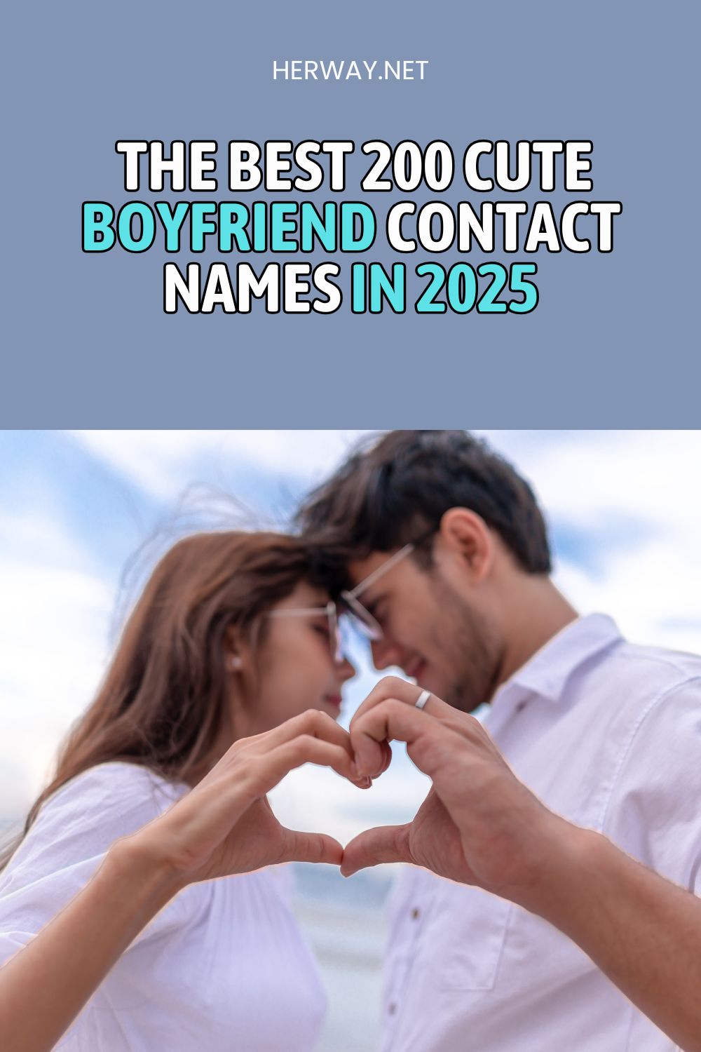 Los mejores 200 bonitos nombres de contactos para novios en 2025