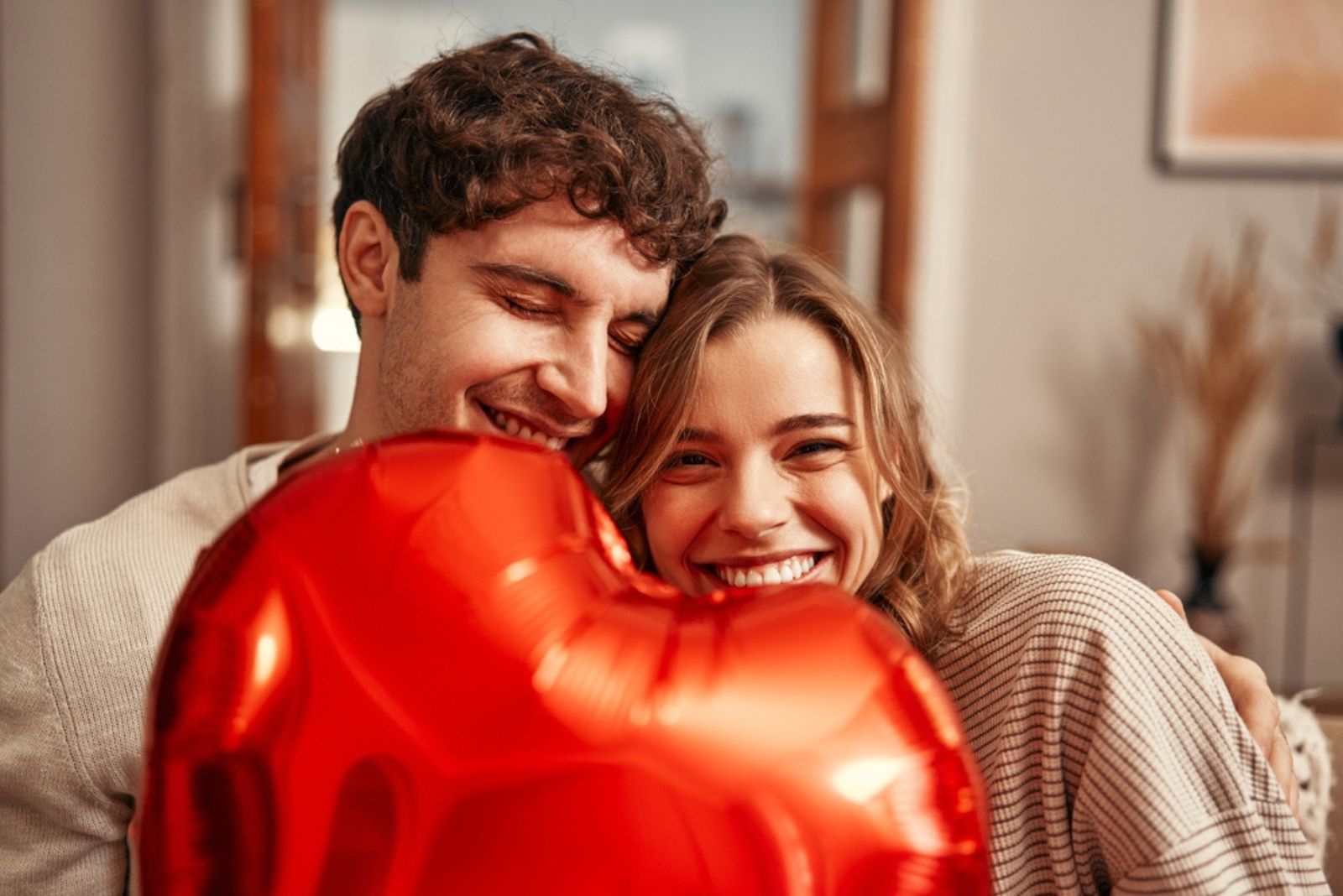 feliz pareja de enamorados