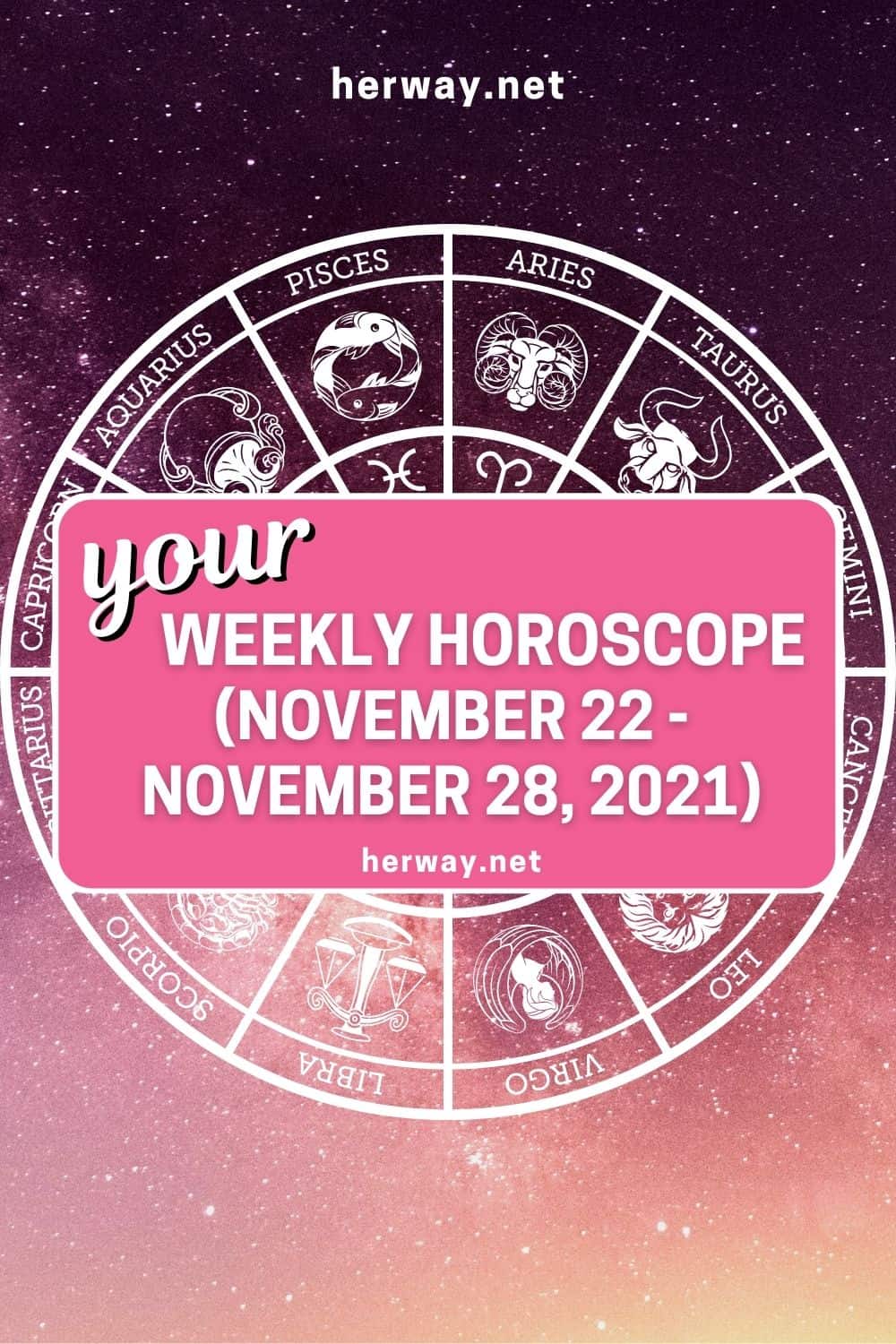 Weekly Horoscope November 22 to November 28, 2021 pinterest