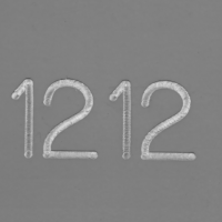 1212 sobre fondo gris