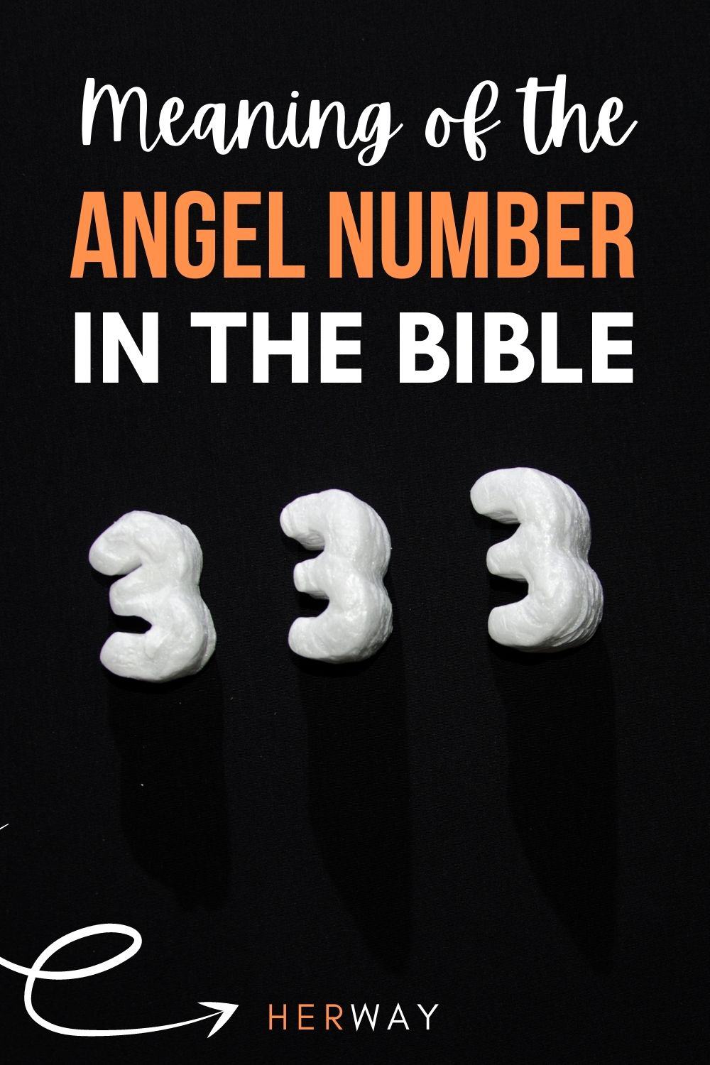 Angelo numero 333 Significato da Dio e nella Bibbia Pinterest