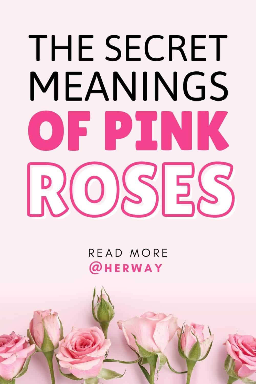 What Do Pink Roses Mean The Secret Language Of Flowers Pinterest