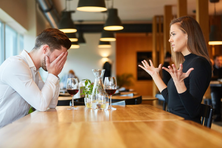 couple arguing