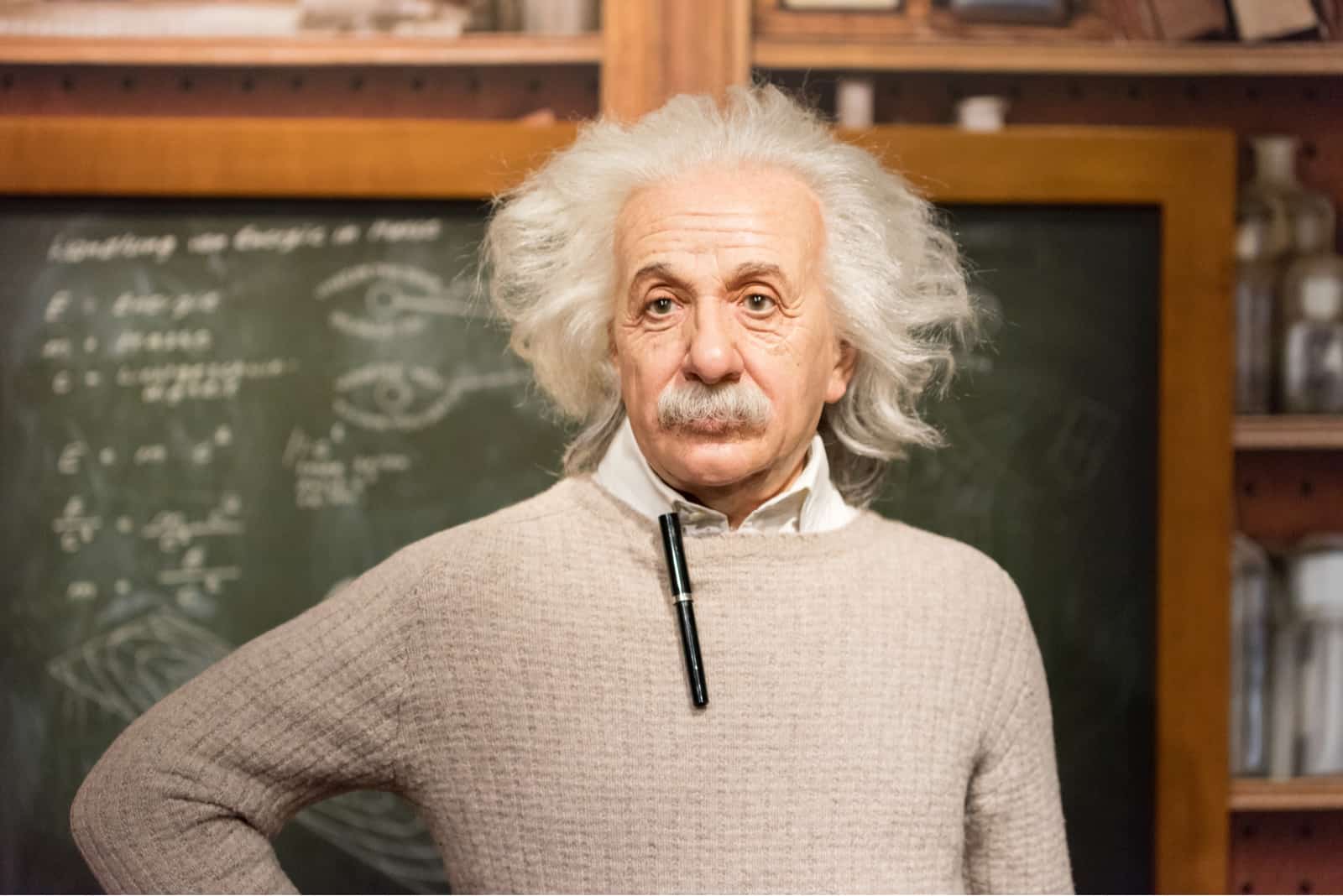 Figura di cera di Albert Einstein