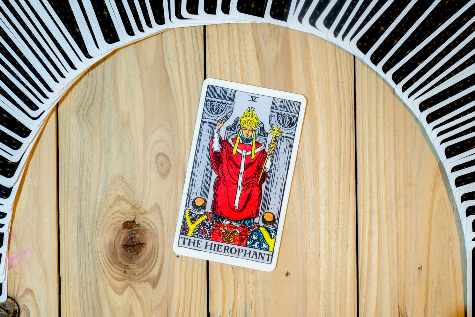 the hierophant kitchen table tarot