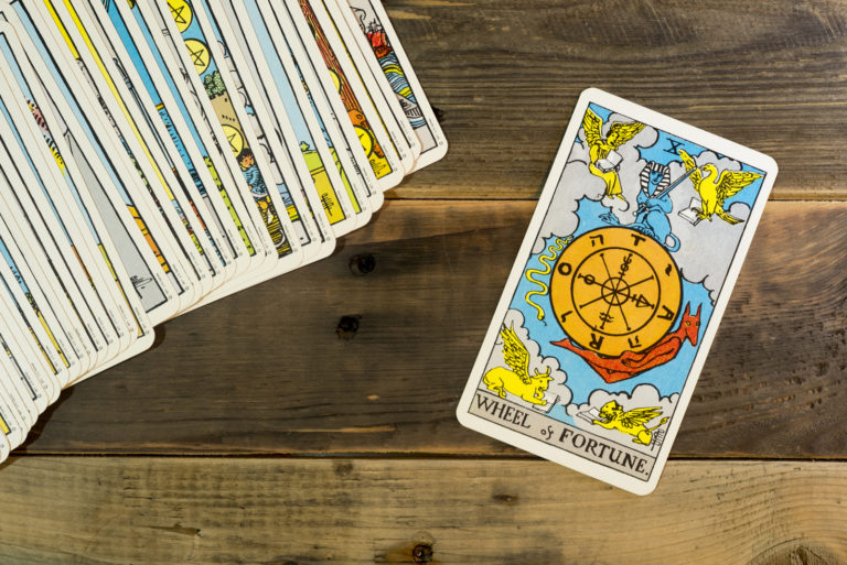 La ruota della fortuna dei tarocchi