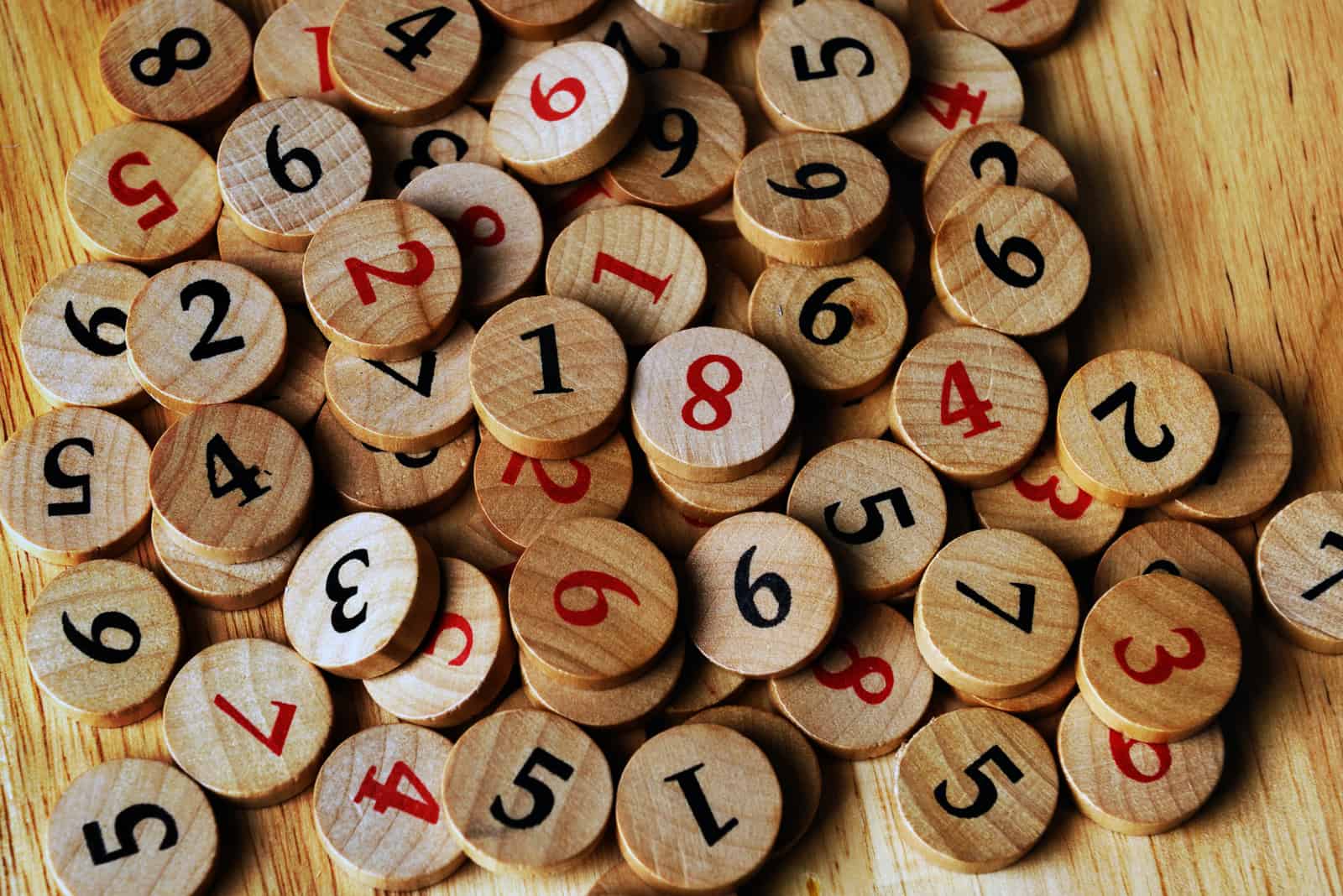 pile of random numbers for love