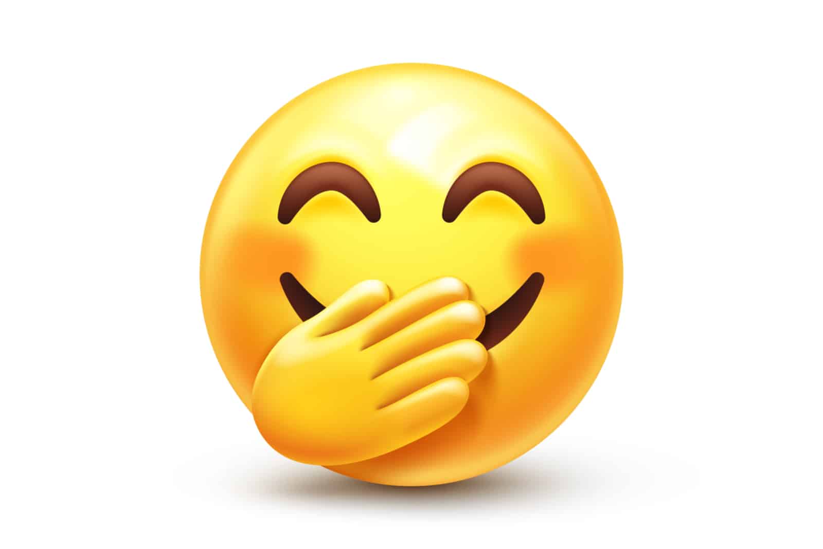 la faccia con la mano sulla bocca significato emoji da un ragazzo