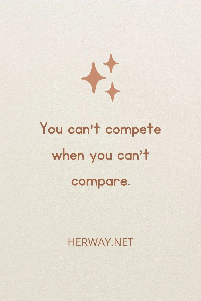 You can’t compete when you can’t compare.