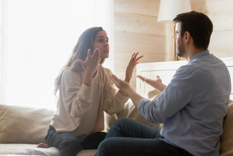 couple arguing