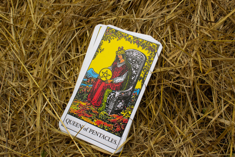 Queen Of Pentacles card