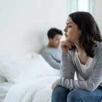 couple with marriage in crisis