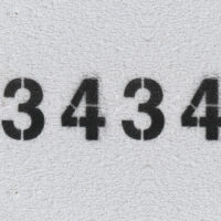 3434 on a gray background