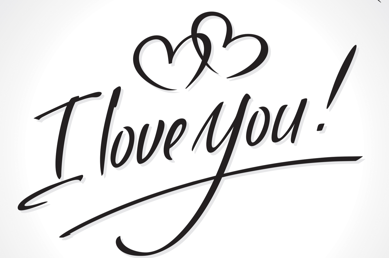 i love you images black and white