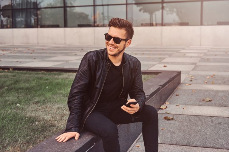 man sitting outdoor