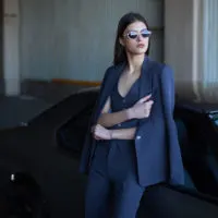 woman in suit