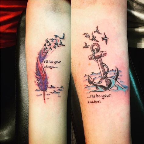 60 Soulmate Matching Couple Tattoos With Meaning