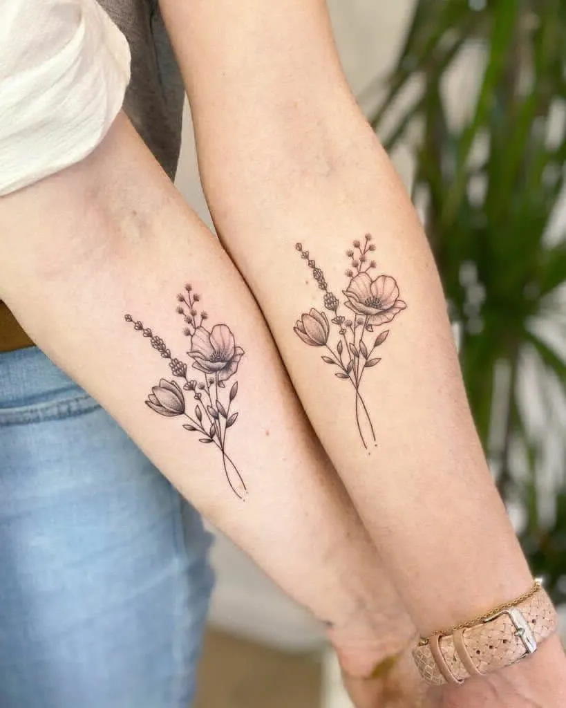 15 Top Cute Soulmate Matching Couple Tattoos To Go For