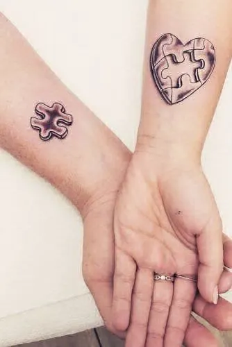 15 Top Cute Soulmate Matching Couple Tattoos To Go For