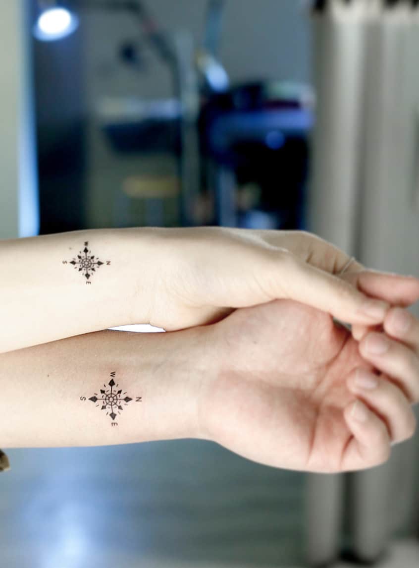Matching Tattoos for Couples Tips and Ideas with Photos