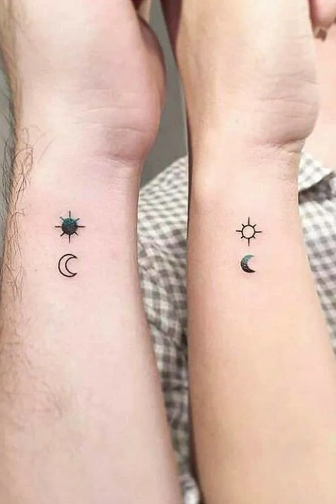 Couple Tattoos for the Much in Love Soulmates Its not as difficult as You  Think  Wedding Planning and Ideas  Wedding Blog