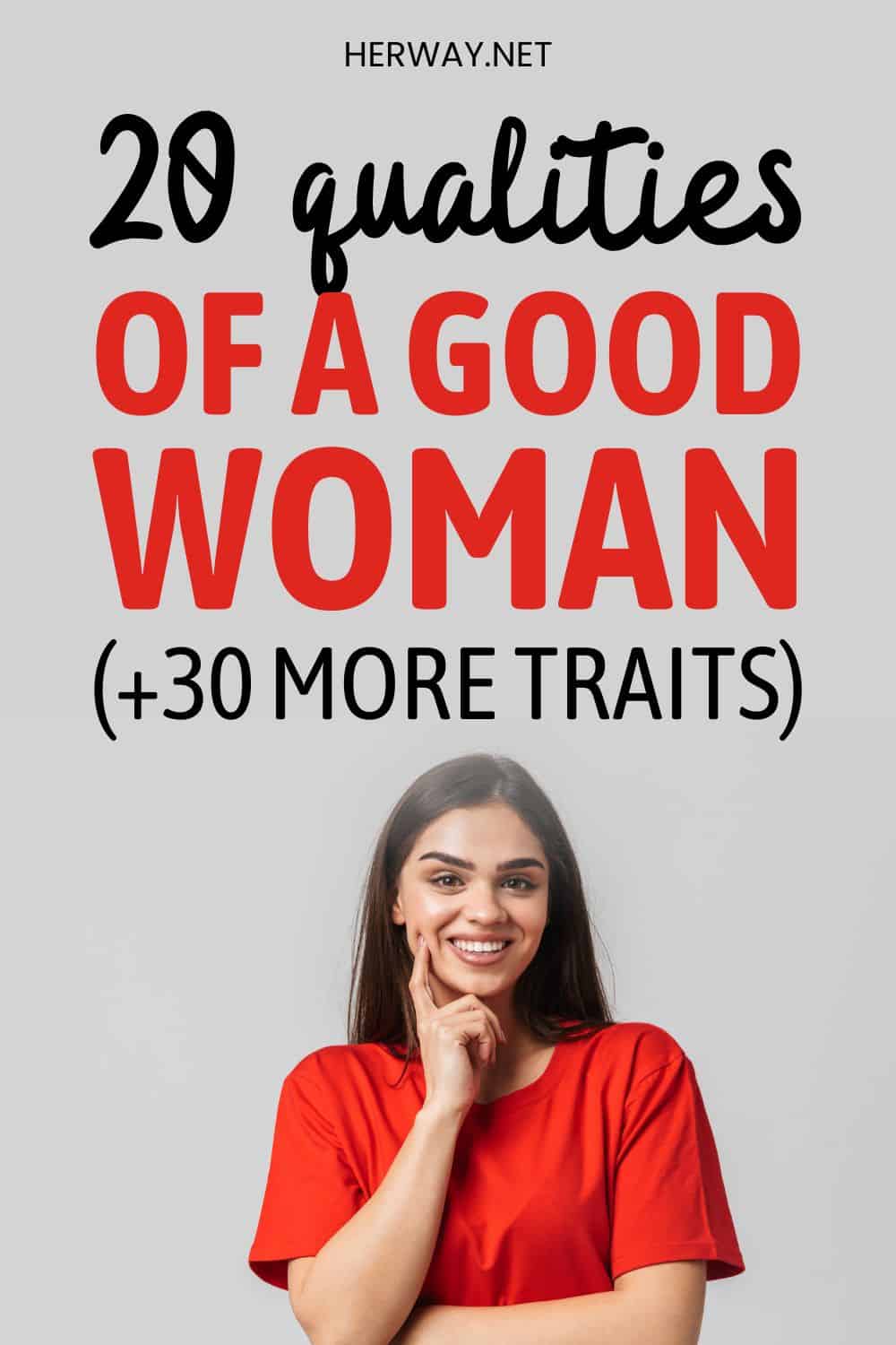 20 qualità di una brava donna (+30 altre caratteristiche) Pinterest