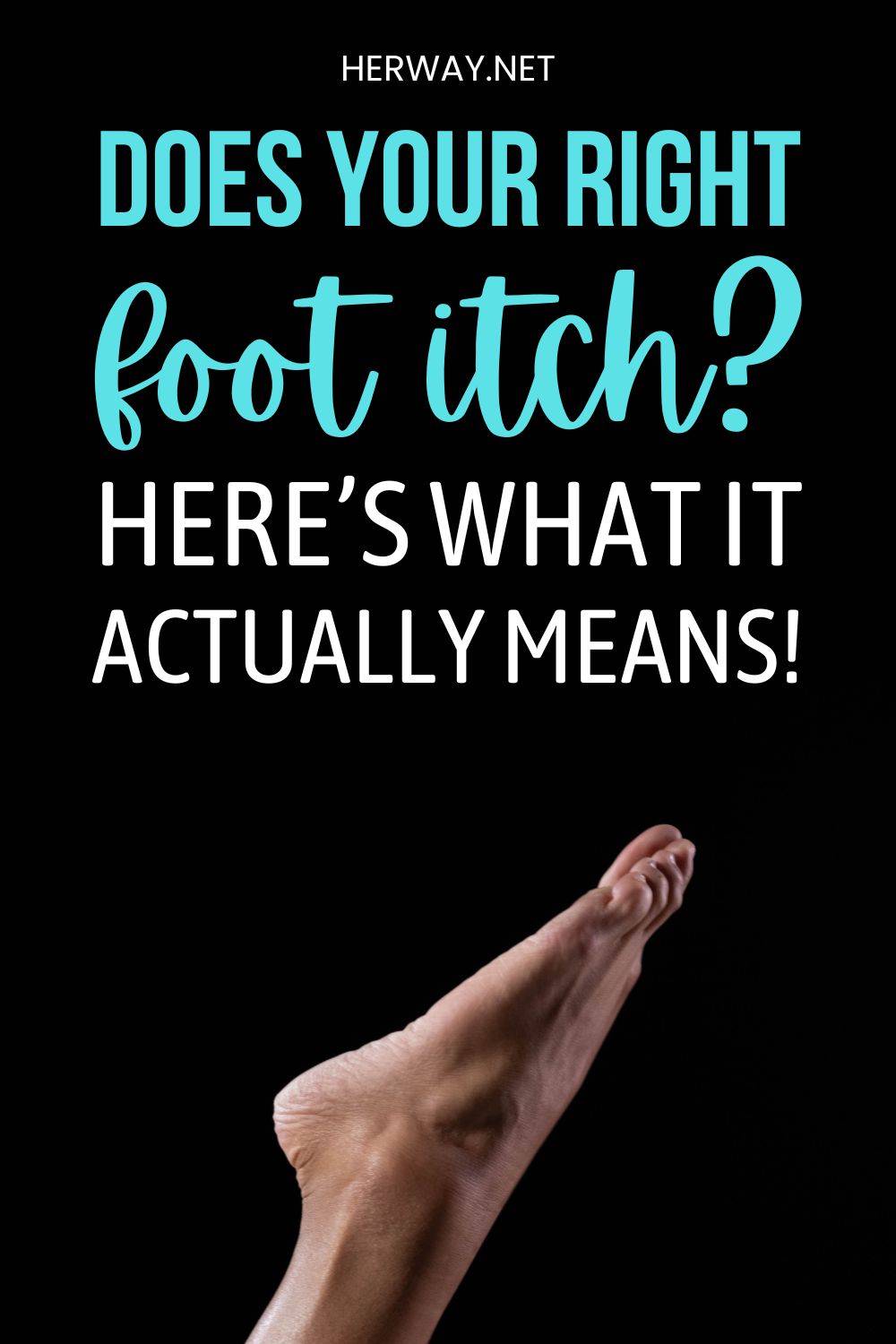 Right Foot Itching Female Superstition Is It Good Or Bad Luck Pinterest