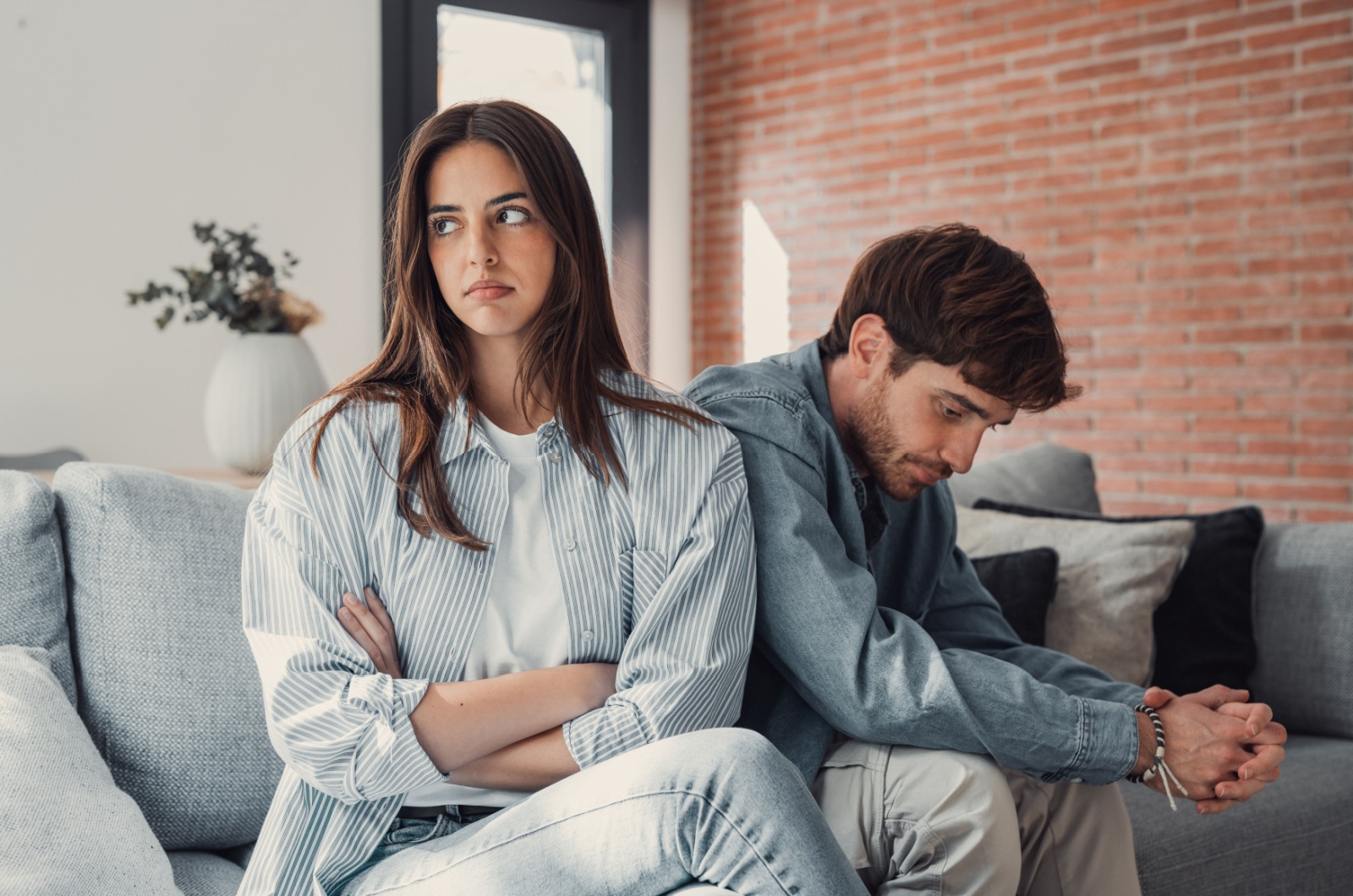 mujer loca por hombre