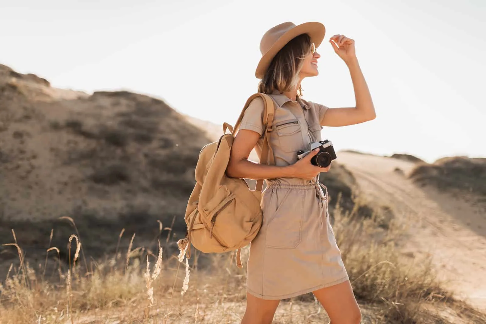 portrait of an adventurous woman