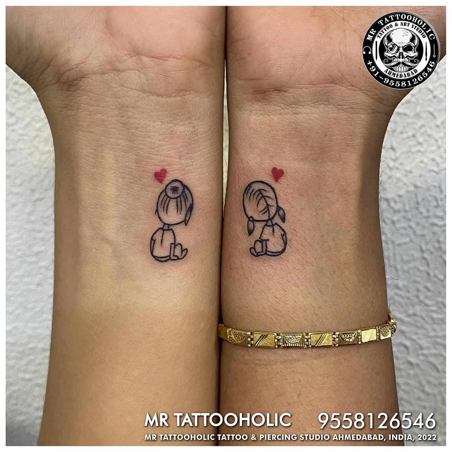 Funny & Unique Best Friend Tattoo Ideas