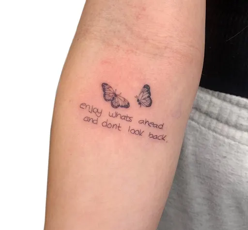 Don’t look back tattoo