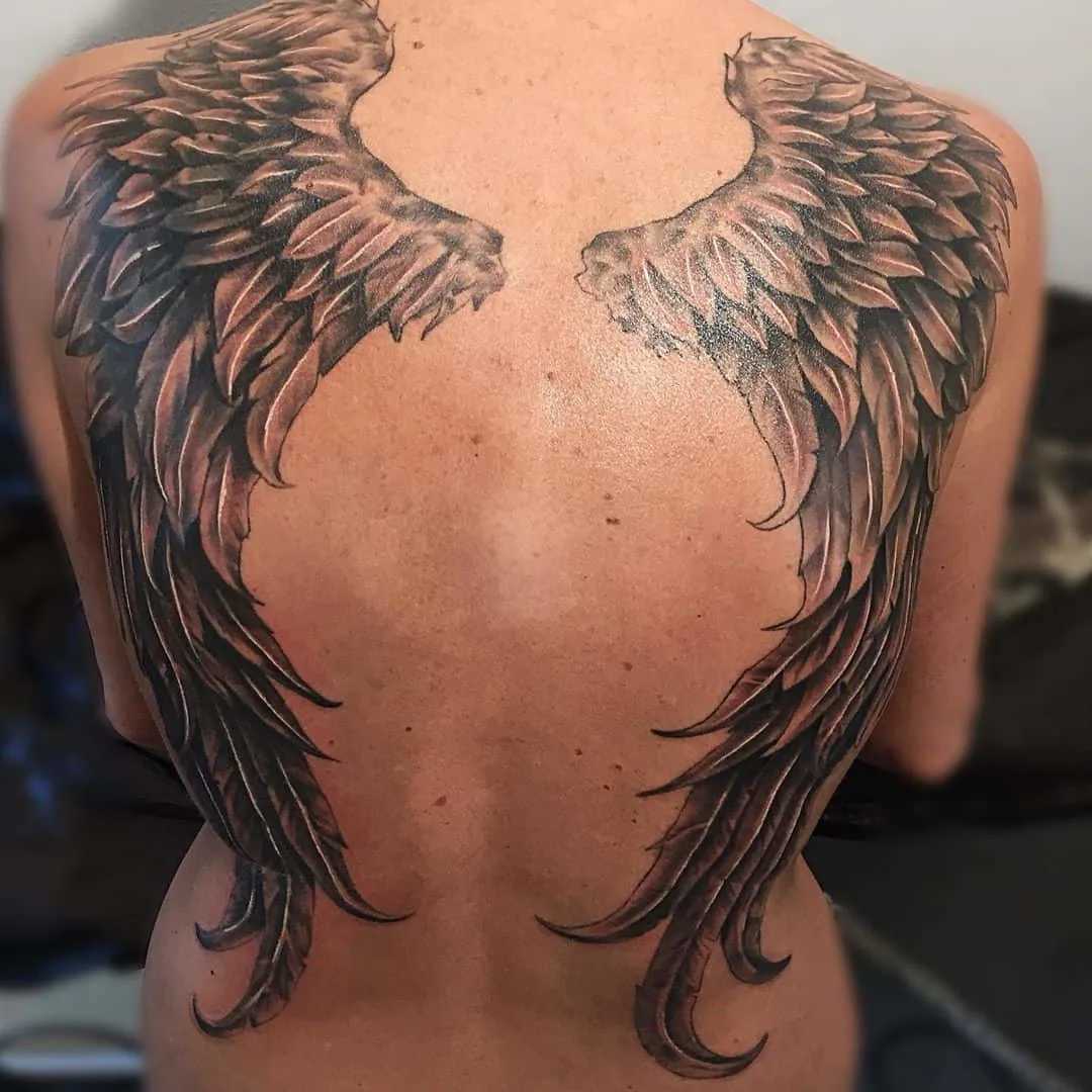 Full-back angel wings
