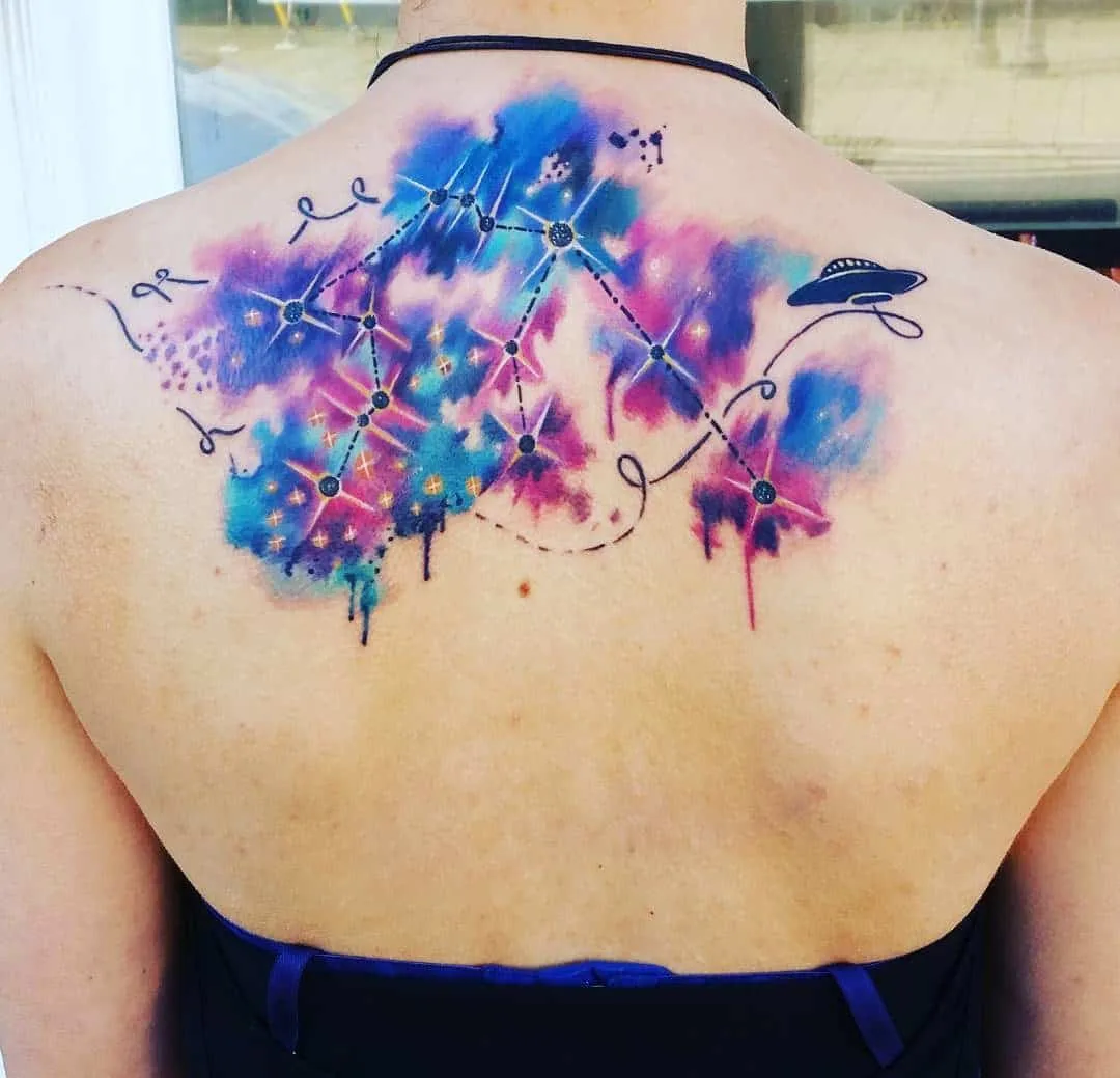 Galaxy tattoo