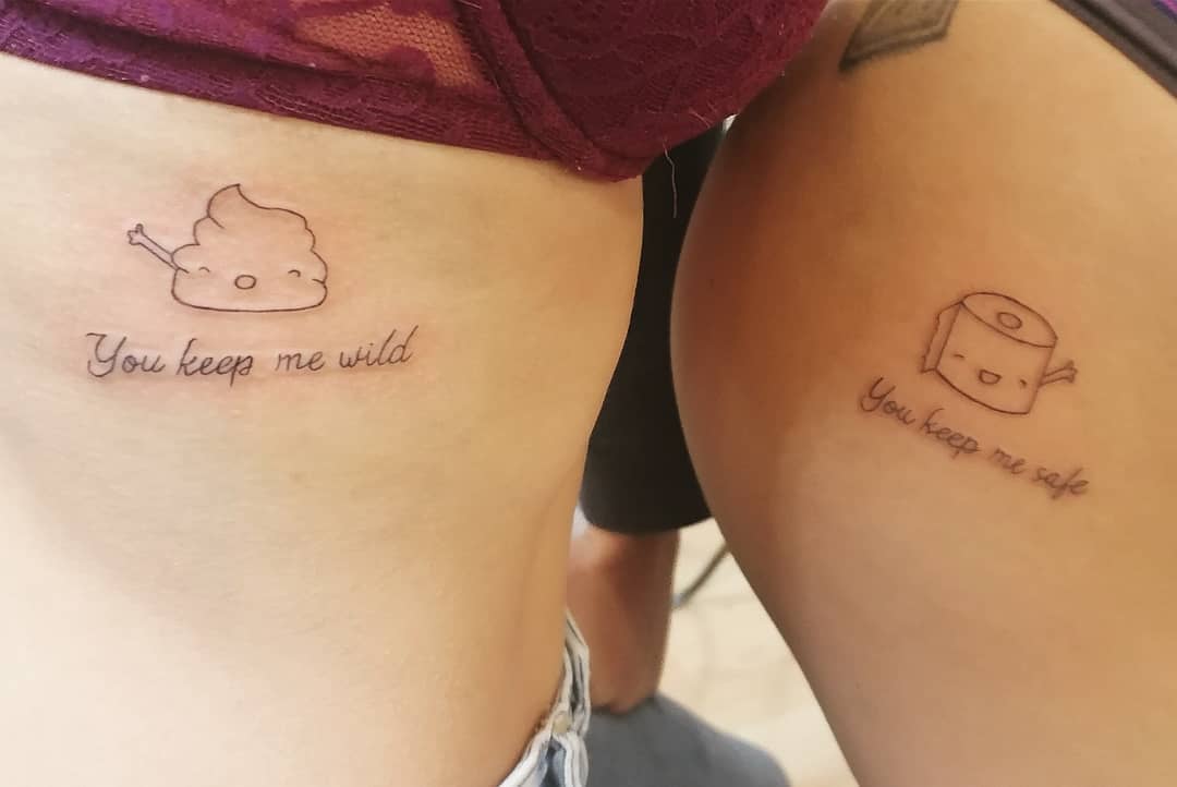 The most hilarious tattoo idea for best friends