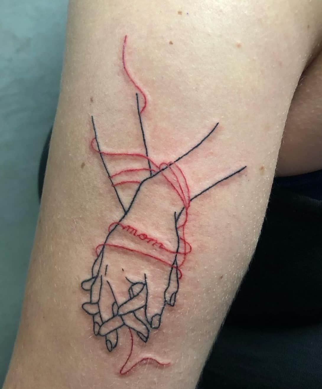 Connected by mom’s love tattoo