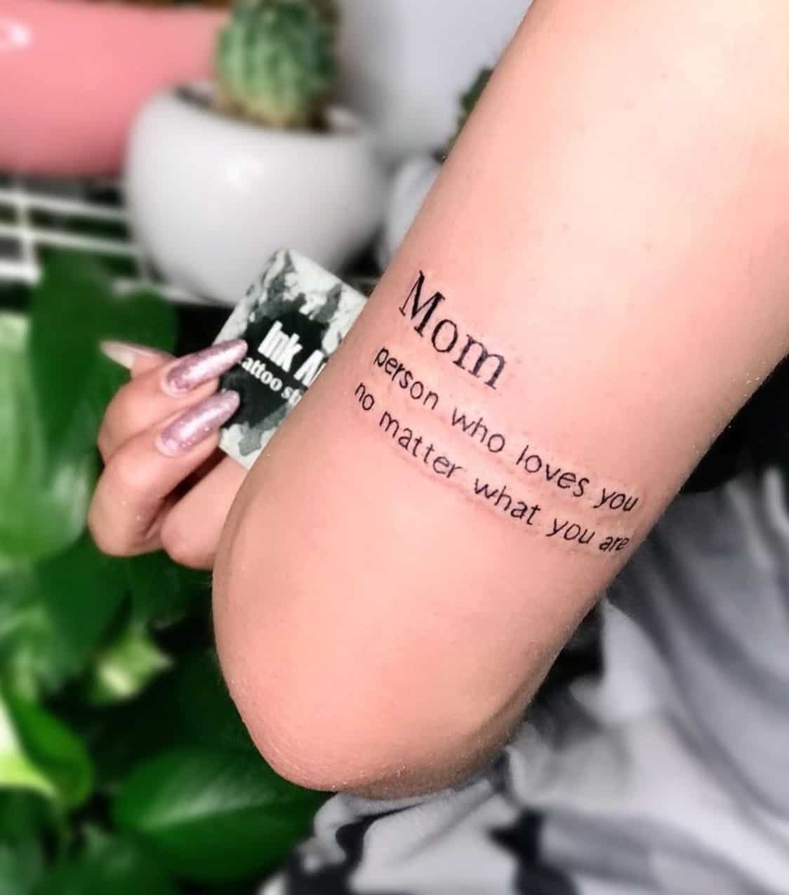 Definición de tatuaje de mamá