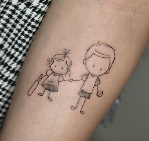 Guide to Brother and Sister Tattoos 70 Best Design Ideas  Saved Tattoo