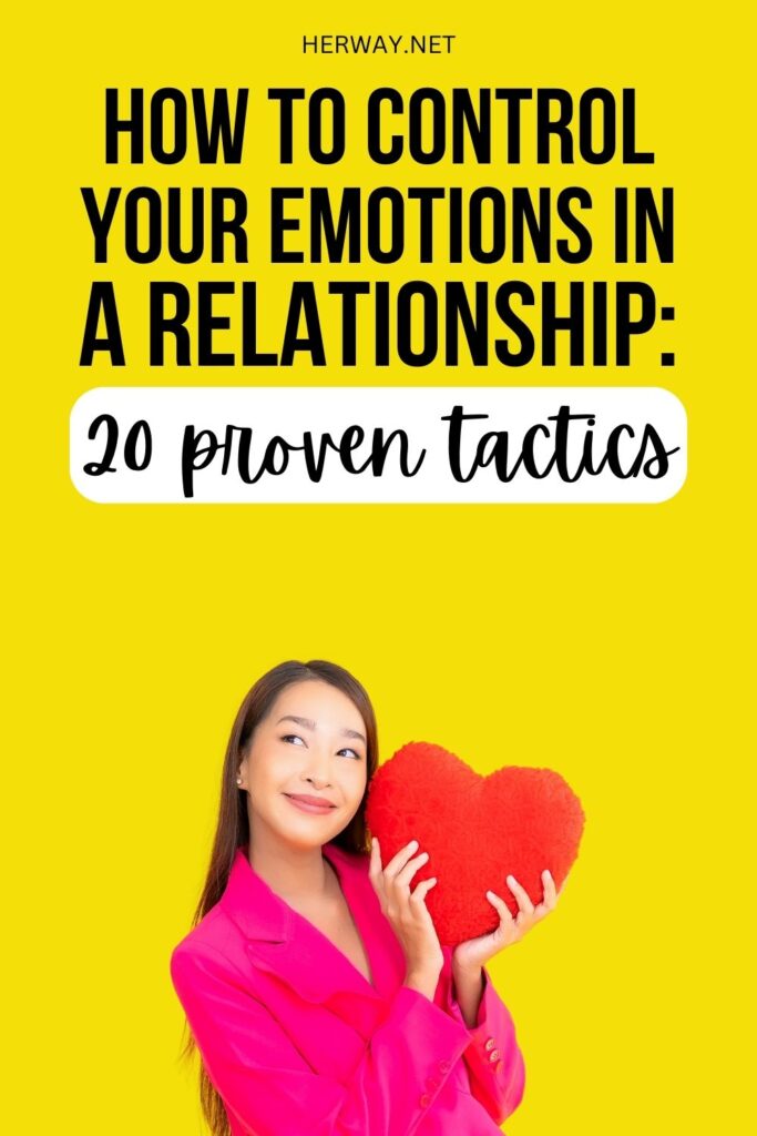 Cómo controlar tus emociones en una relación: 20 tácticas probadas Pinterest